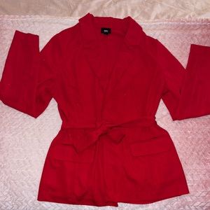 Red Mossimo blazer jacket women’s size large great condition